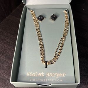 NIB! Violet Harper necklace and earrings